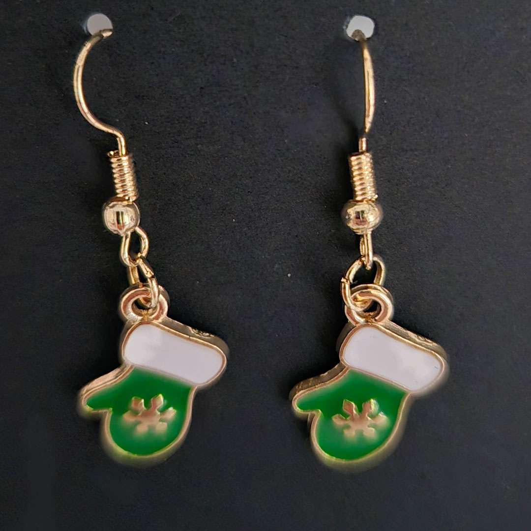 Handschuhe Vergoldet Grün