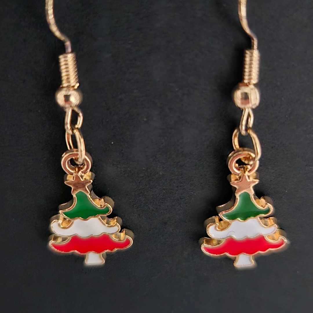 Tannenbaum Grün-Weiß-Rot