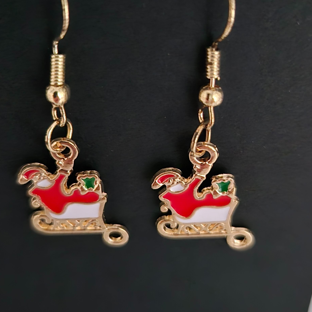 Schlitten mit Nikolaus