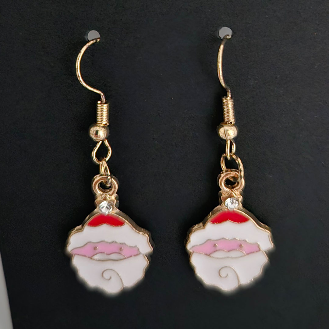 Ohrringe mit Nikolauskopf