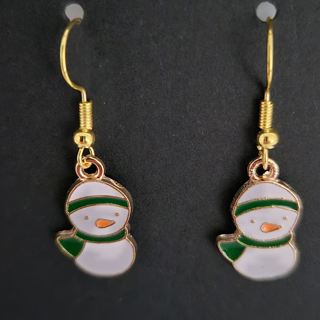 Schneemann-Ente Grün