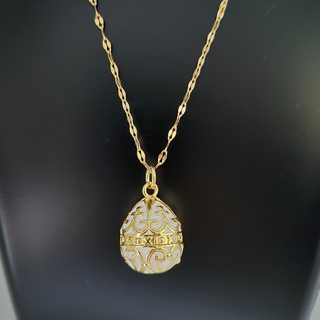 Fabergé-Ei Weiß