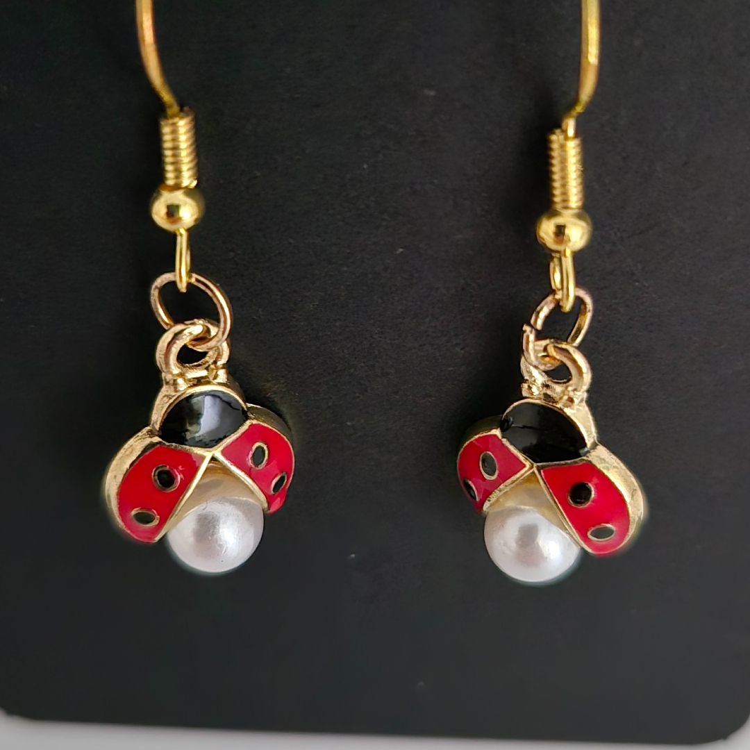 Marienkäfer vergoldet