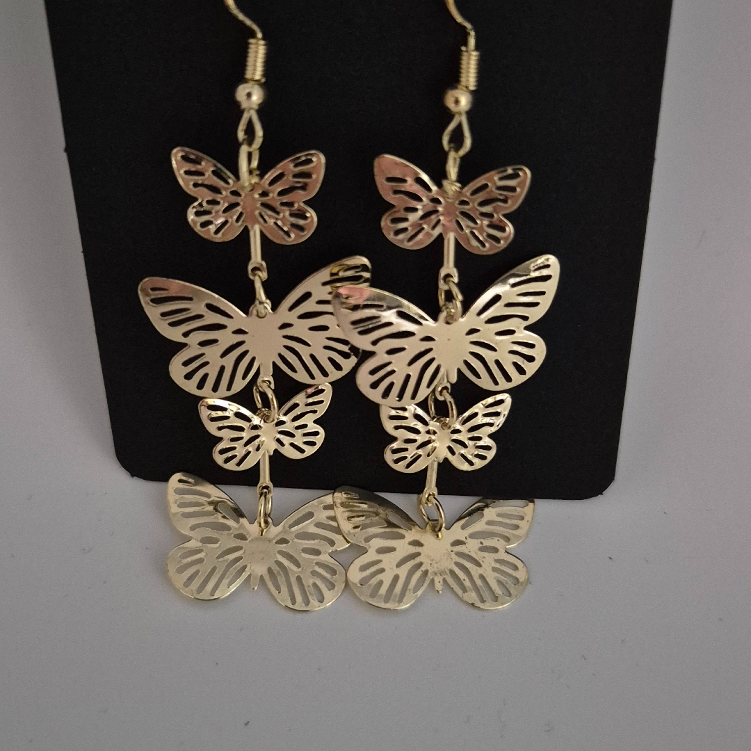 Schmetterlinge vergoldet