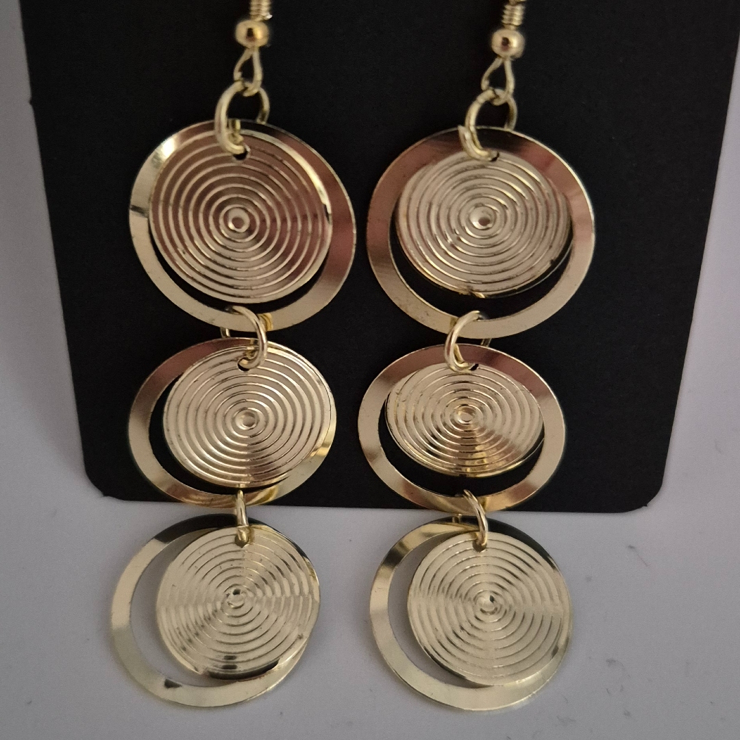 Ringe und Scheiben vergoldet