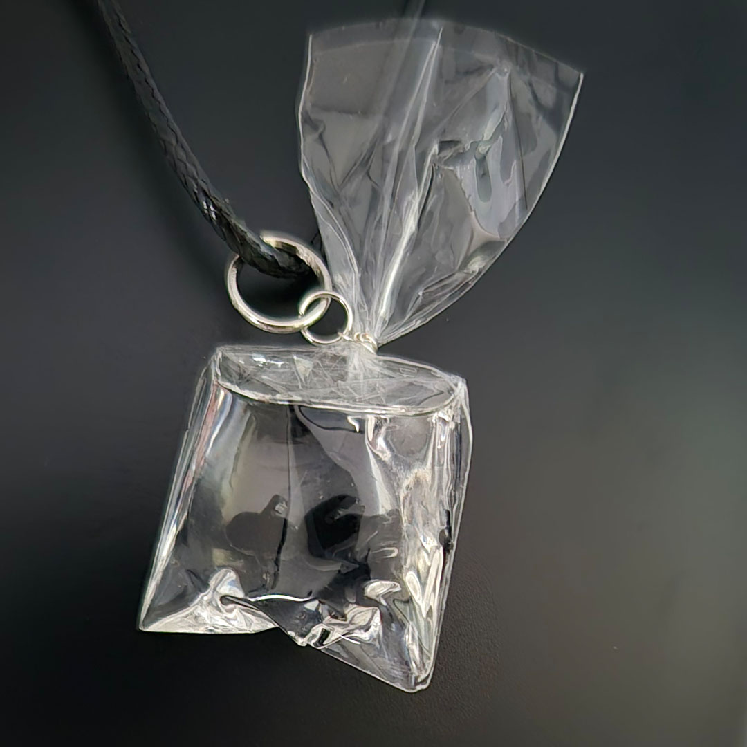 Fisch in Tüte Schwarz