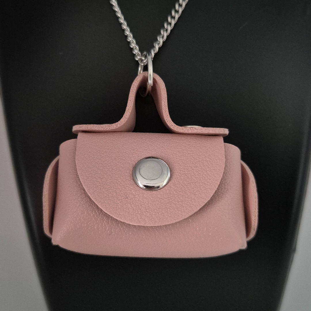 Kette mit Tasche Altrosa
