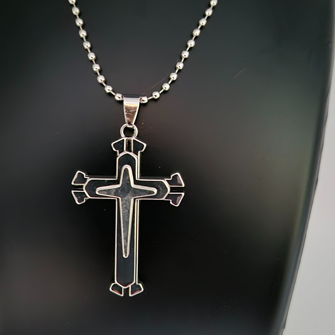 Kreuz Silber Edelstahl