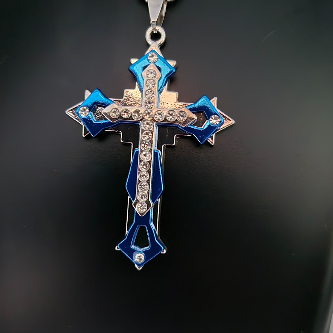 Kreuz - Silber - Edelstahl