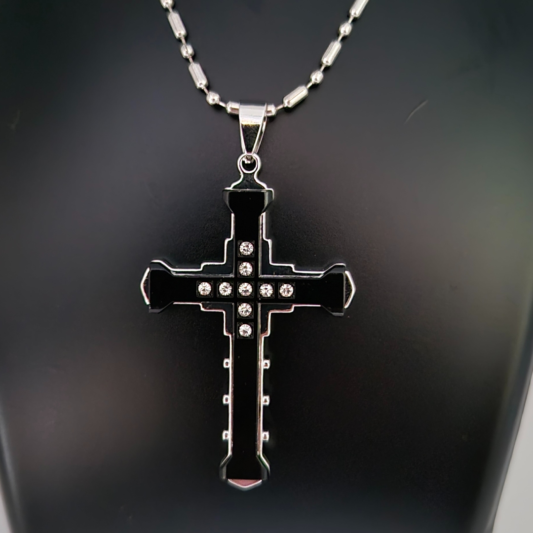 Kreuz - Silber - Edelstahl