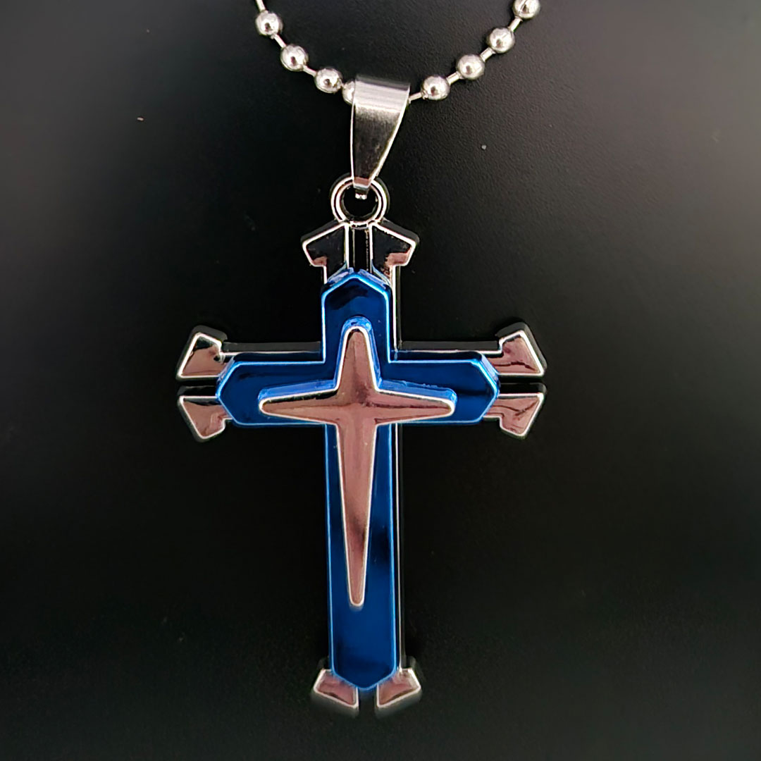 Kreuz - Silber - Edelstahl