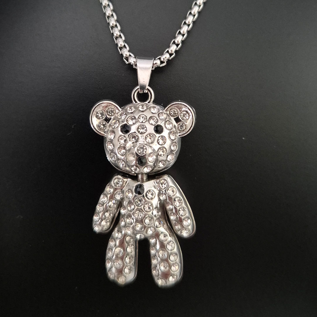 Edelstahl - Kette - Bär