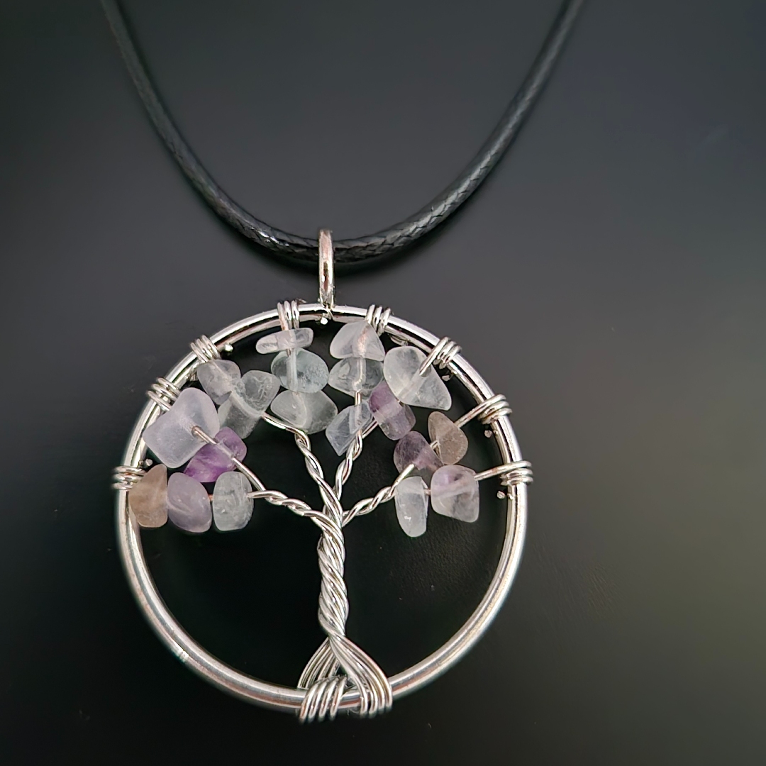 Lebensbaum mit Edelstein Bunt