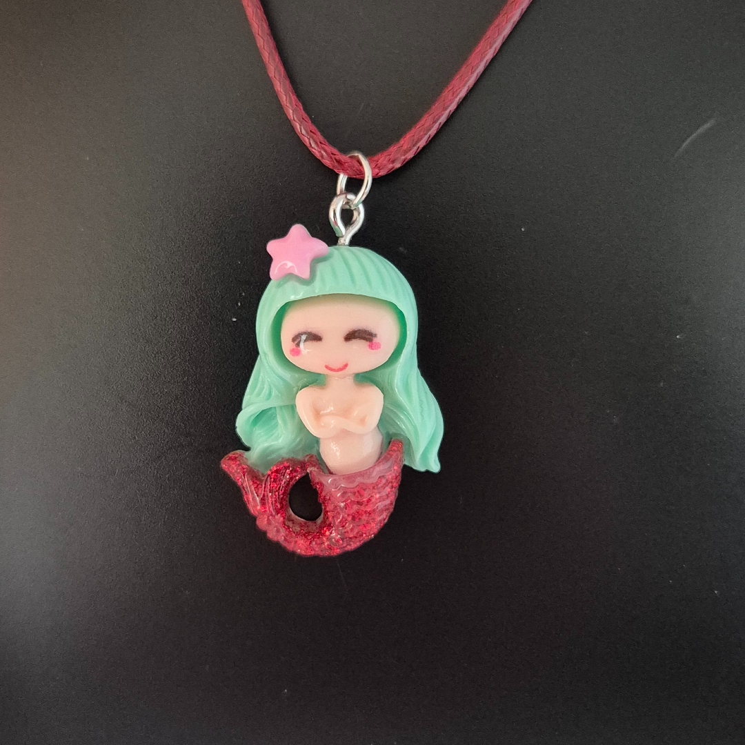 Meerjungfrau - Dunkelroter Schwanz -