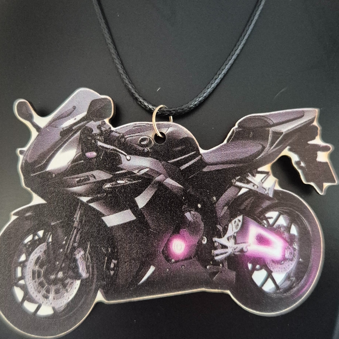 Motorrad - Schwarz - Holz