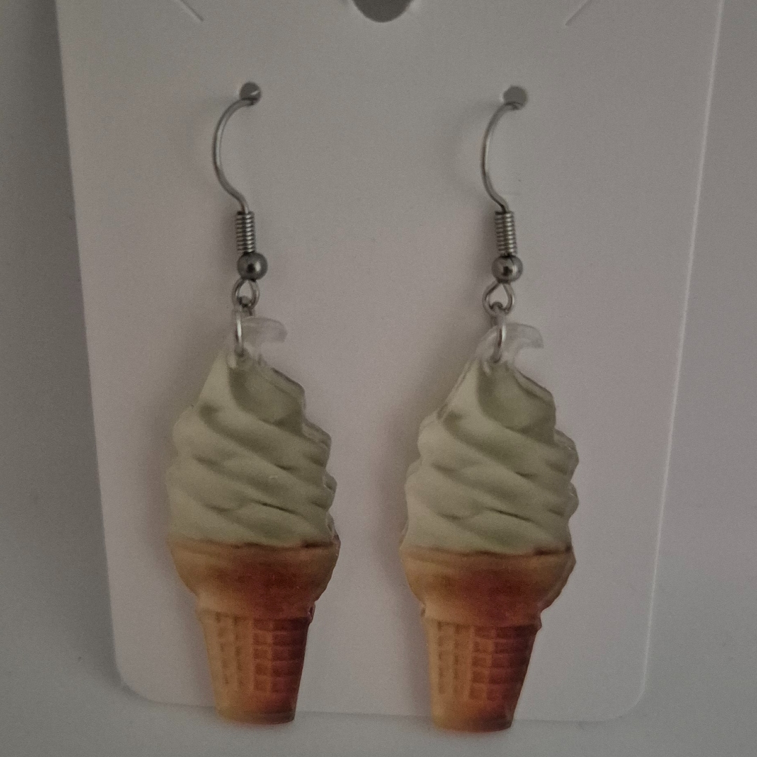 Ohrringe - Eis mit Sahne -