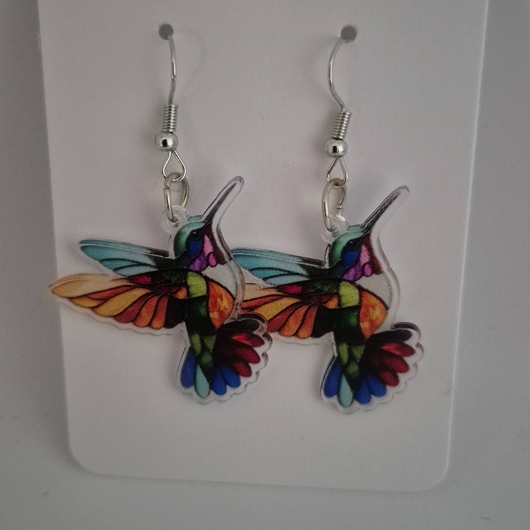 Ohrringe - Kolibri -