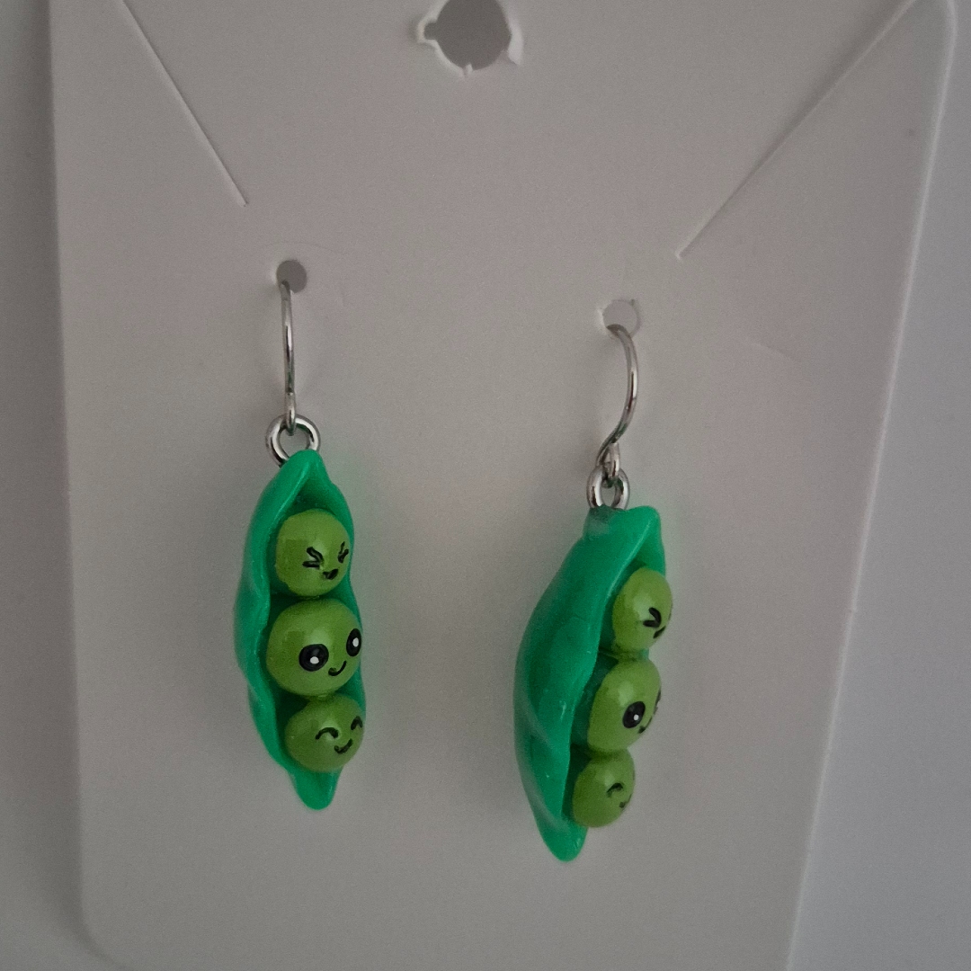 Ohrringe - Erbsen -