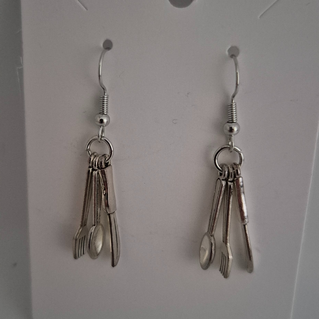 Ohrringe - Besteck -