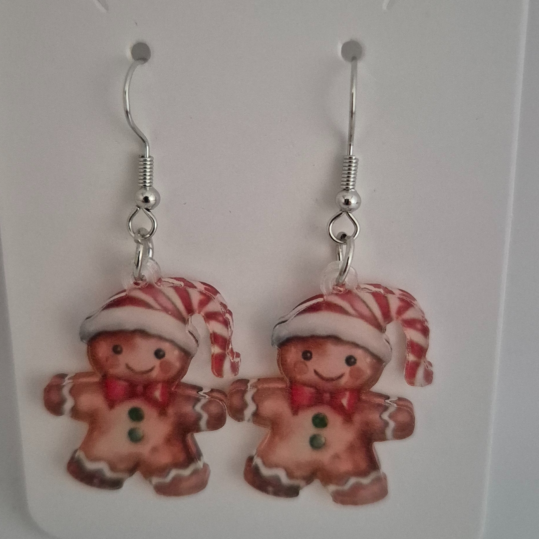 Ohrringe - Lebkuchenmann -