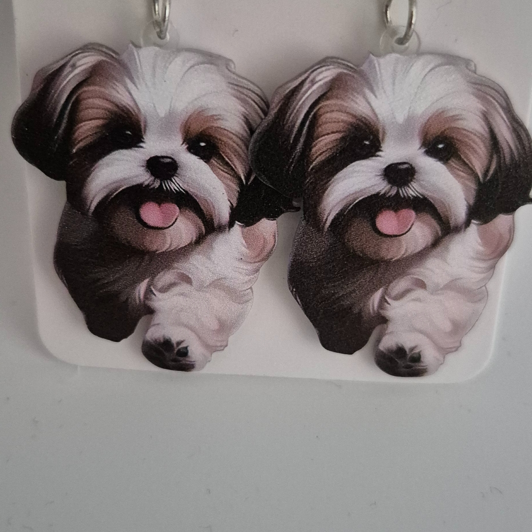 Ohrringe - Hund - Laufend -