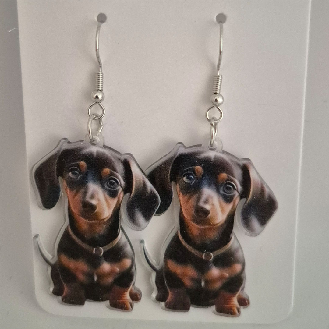 Ohrringe - Hund - Dackel -
