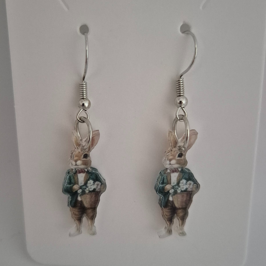 Ohrringe - Hase mit Hose -