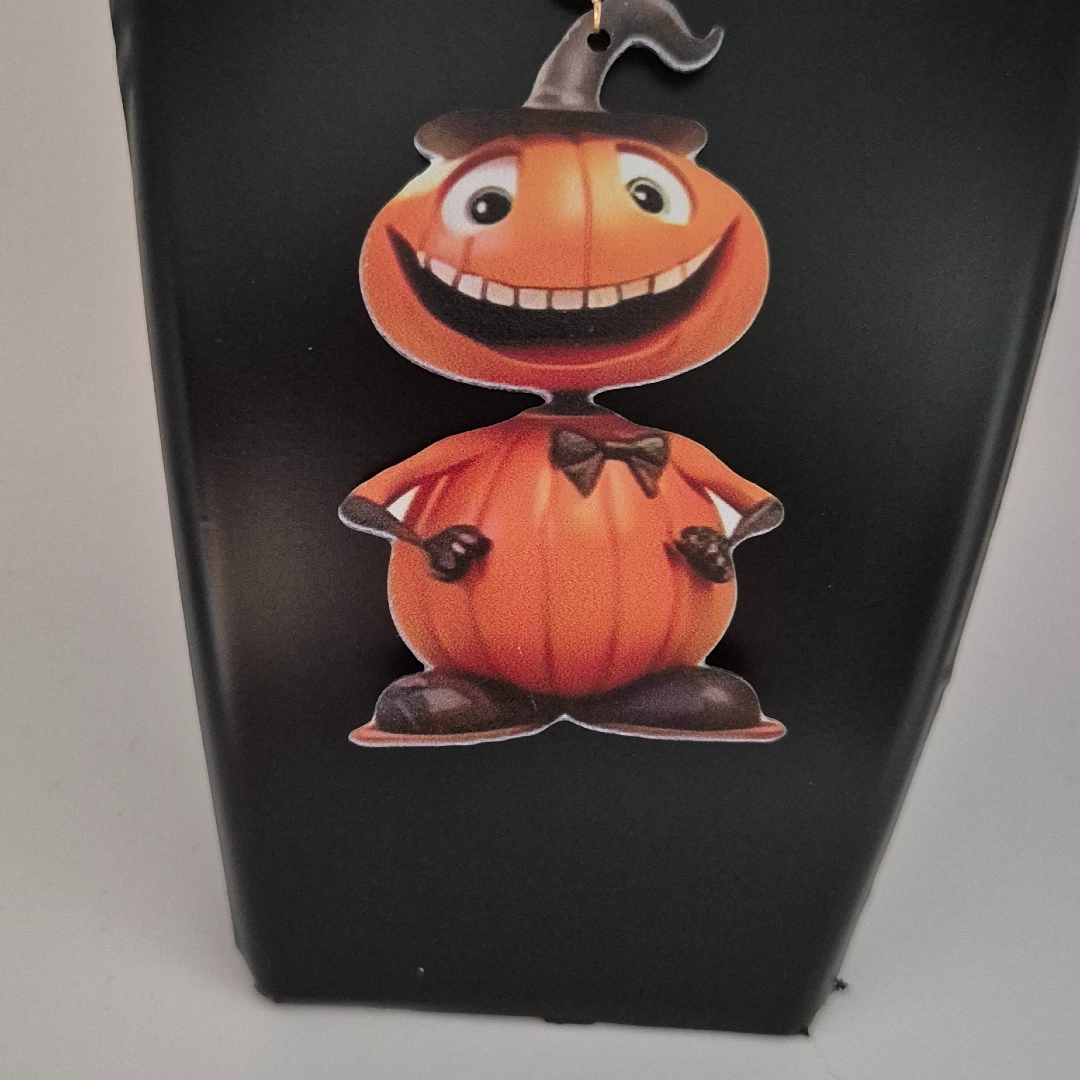 Kürbis mit Hut - Holz -