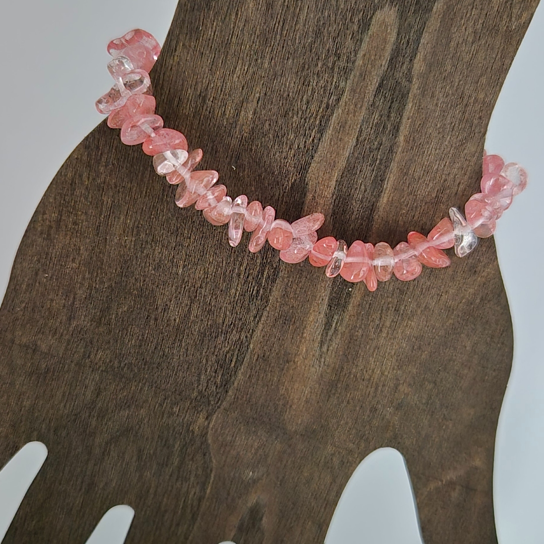 Armband - Edelsteine - Lachs