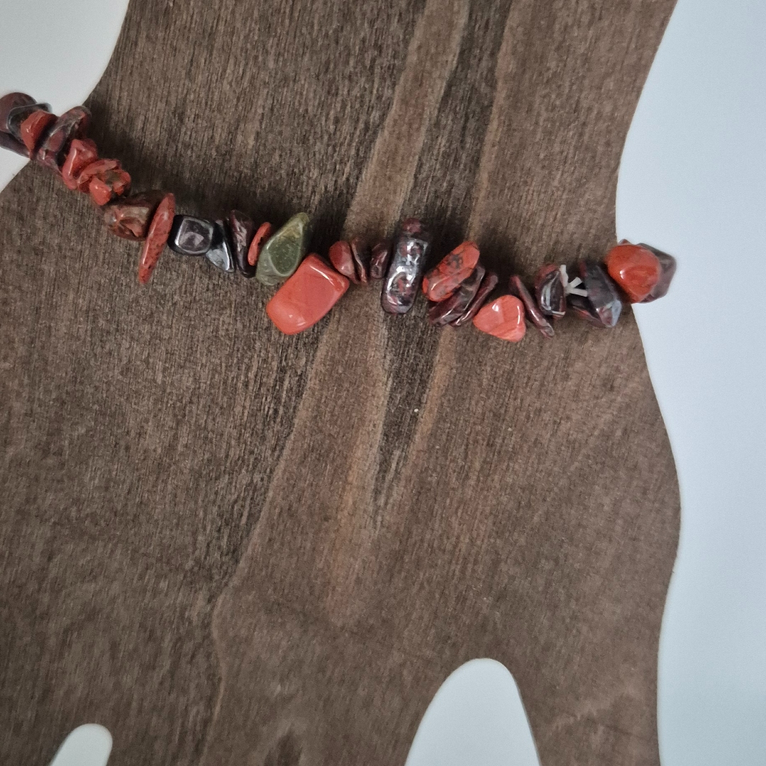 Armband - Edelsteine - Rotbraun