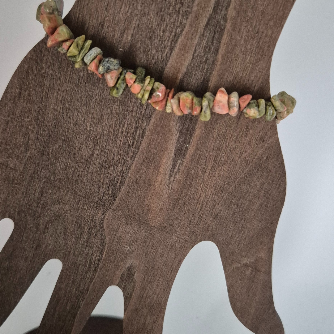 Armband - Edelsteine - Grün-Braun