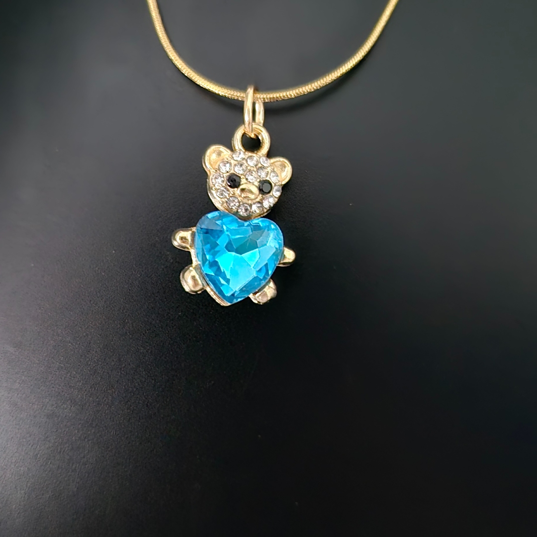 Bär mit Herz - Hellblau