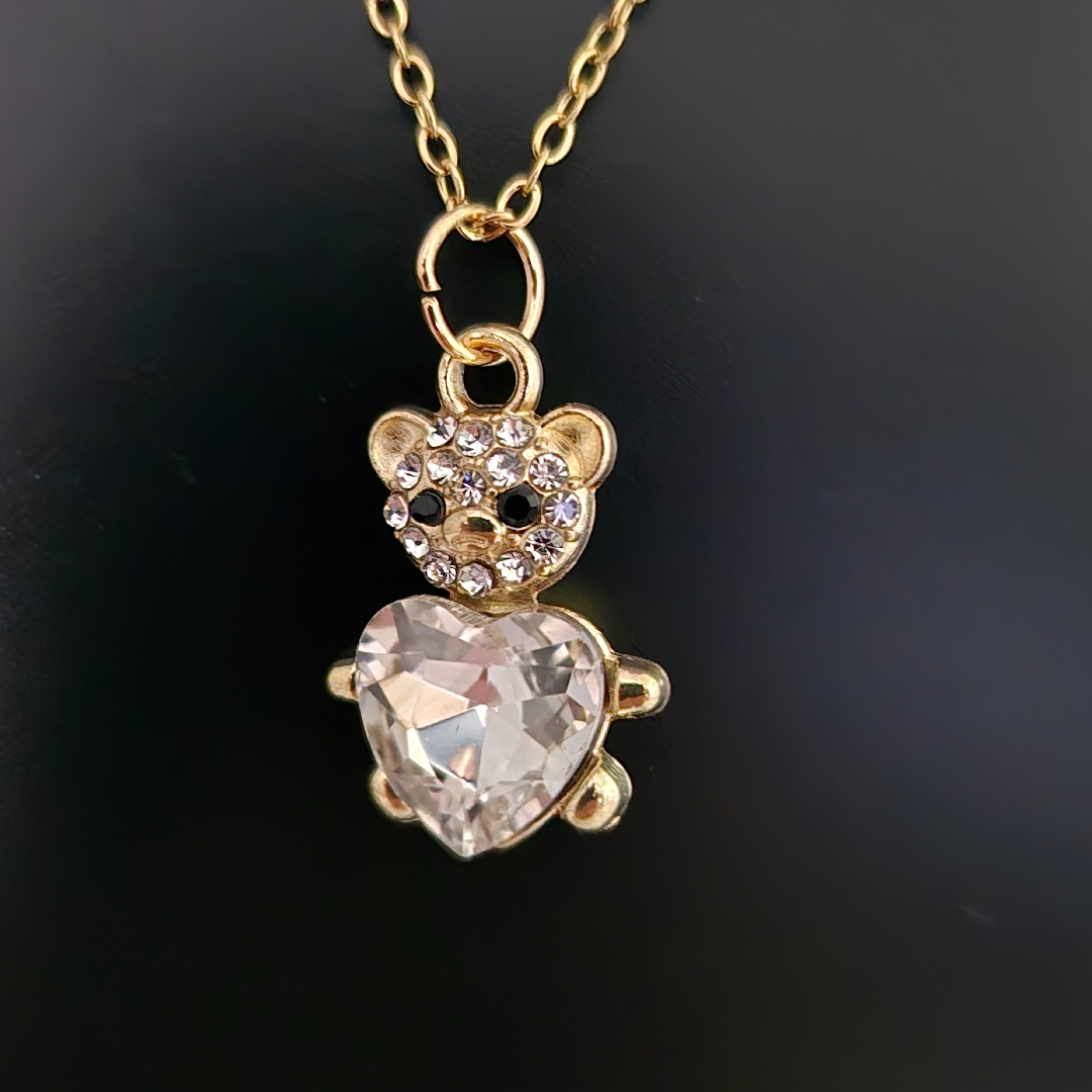 Bär mit Herz - Weiß