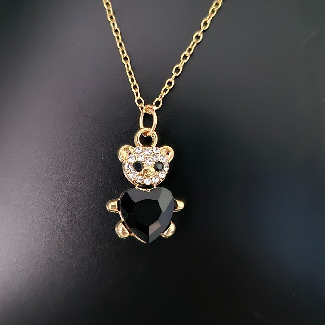 Bär mit Herz - Schwarz