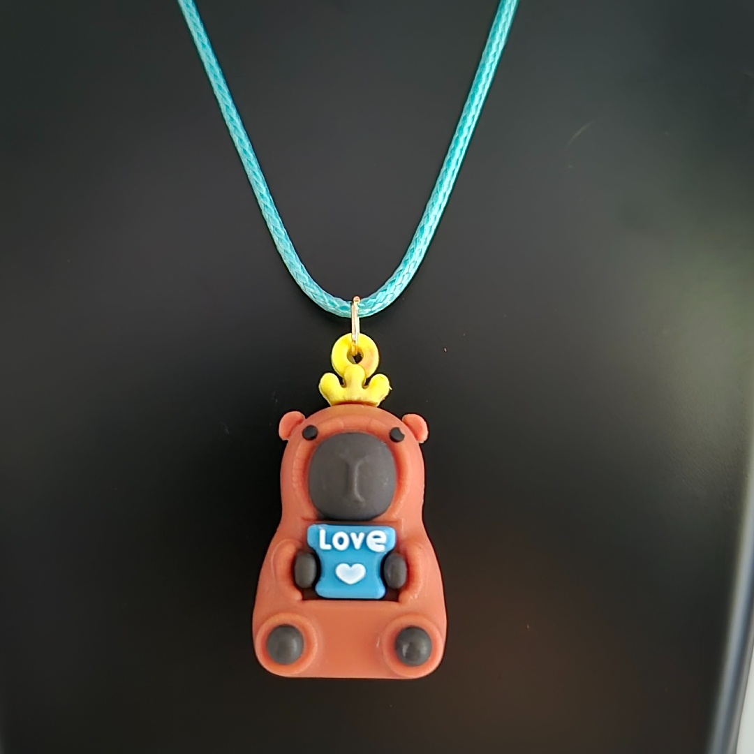 Biber mit Love - Blau