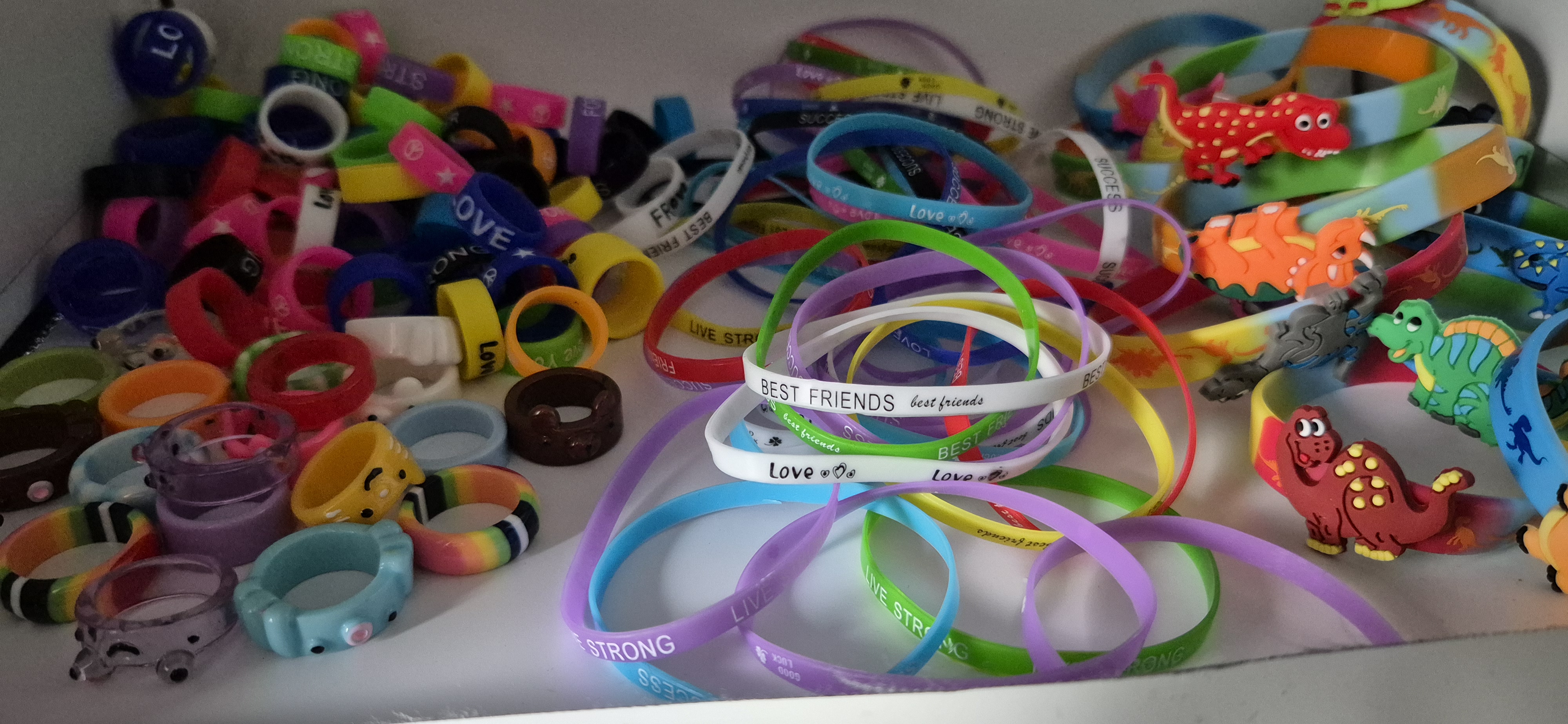 Farbenfroh - Ring und Armband - Set