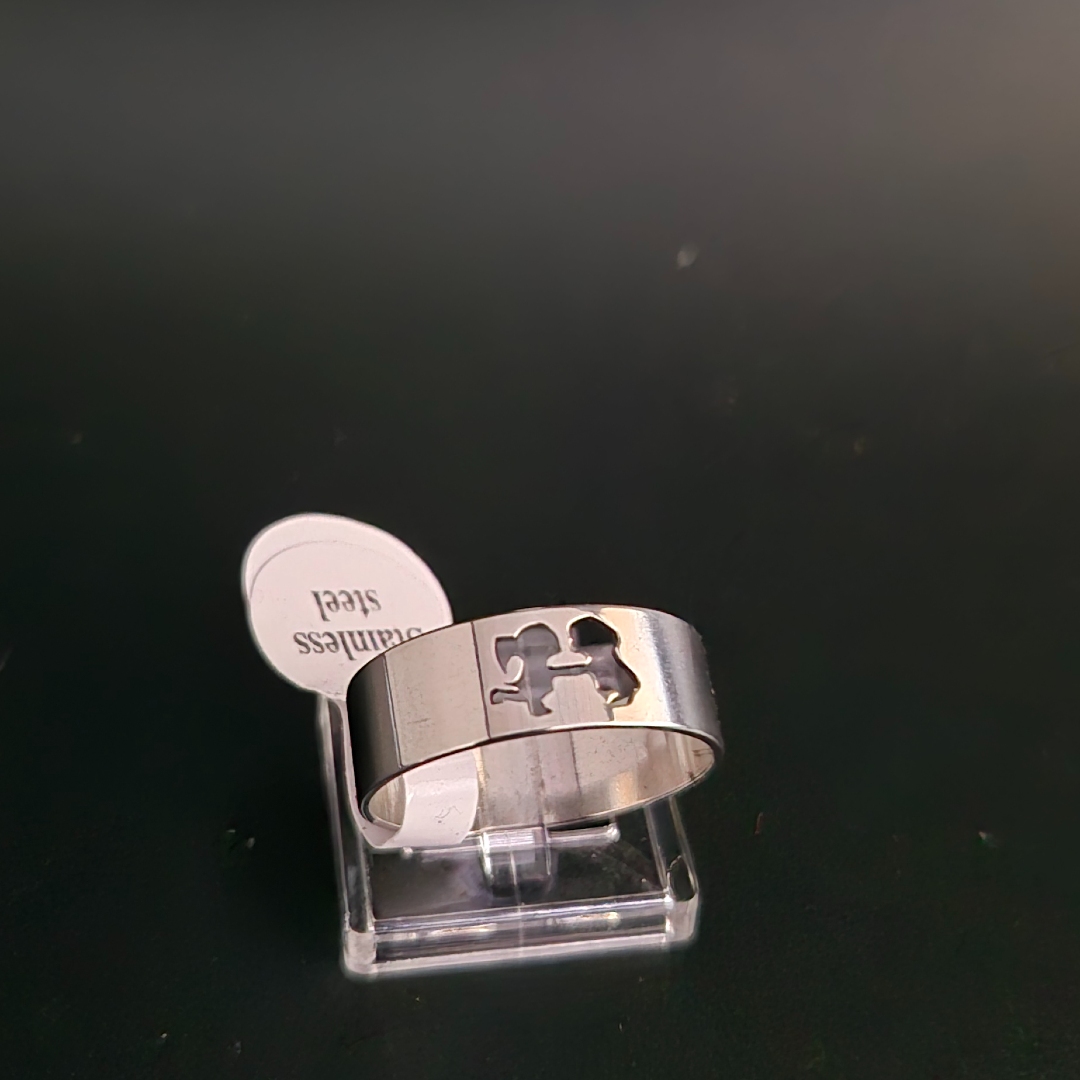 Edelstahl - Ring - Gr. 21 - Pärchen