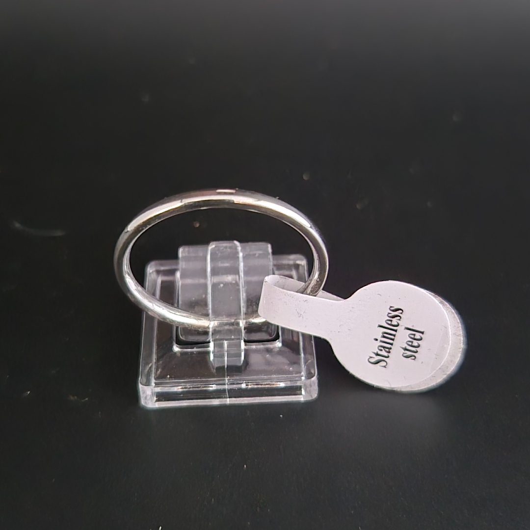 Edelstahl - Ring - Gr. 21 - Schmal