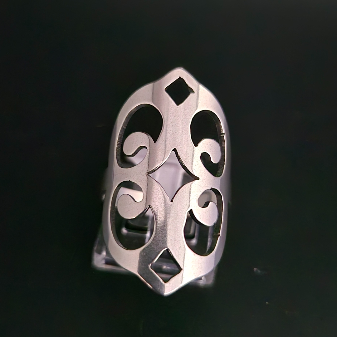 Edelstahlring - Filigran - Gr.20