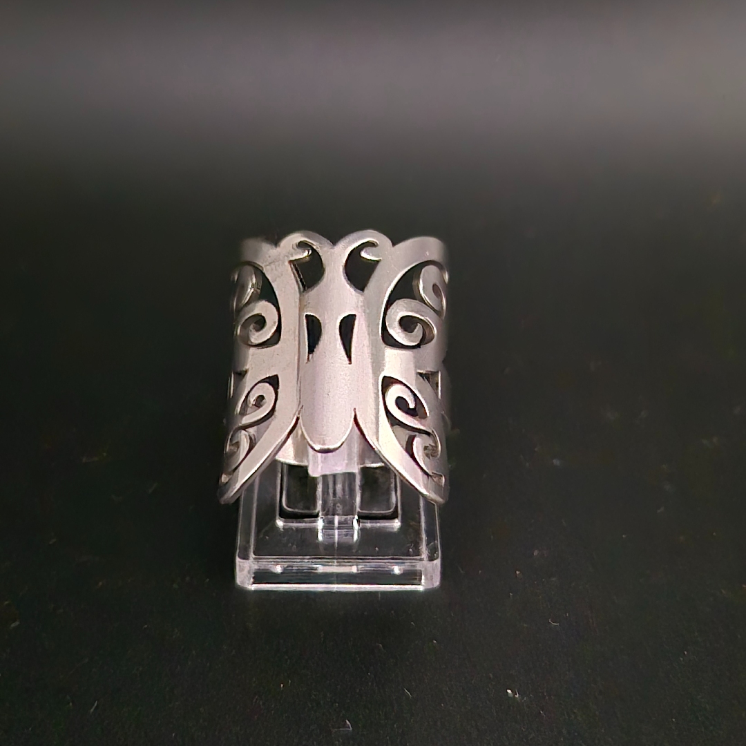 Edelstahlring - Schmetterling - Gr.21